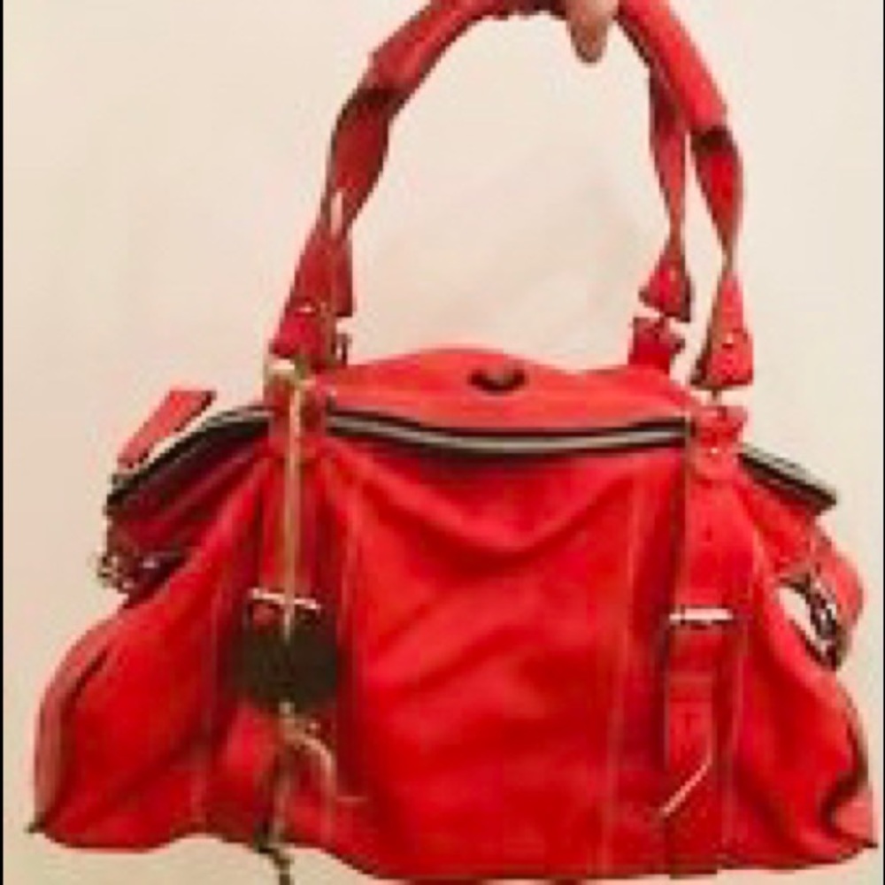 Rare! True Religion Leather Stella Weekender Bag!